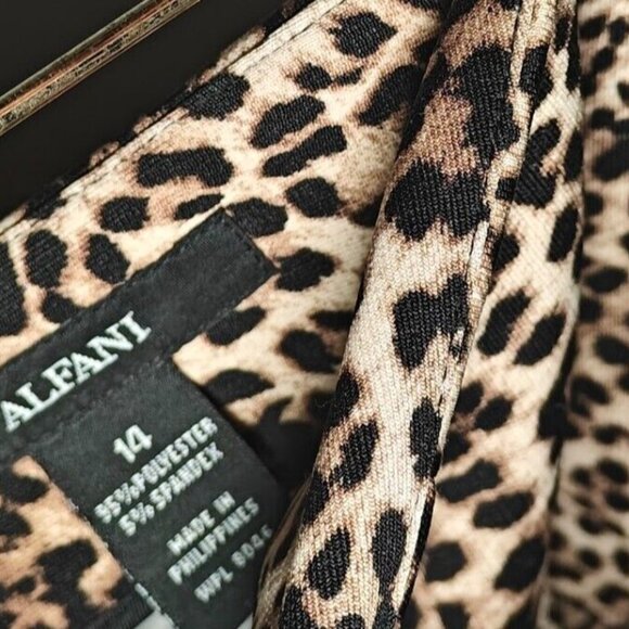 ALFANI Women’s Size 14 Leopard Print Skirt - Stylish & Comfortable - Picture 3 of 3